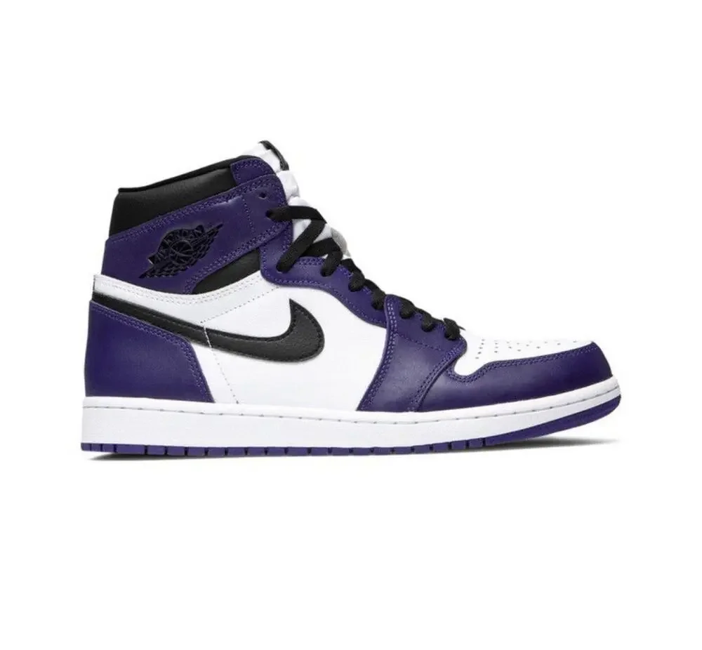 Jordan 1 Retro High Court Purple 2.0 55088-500 Size 9.5